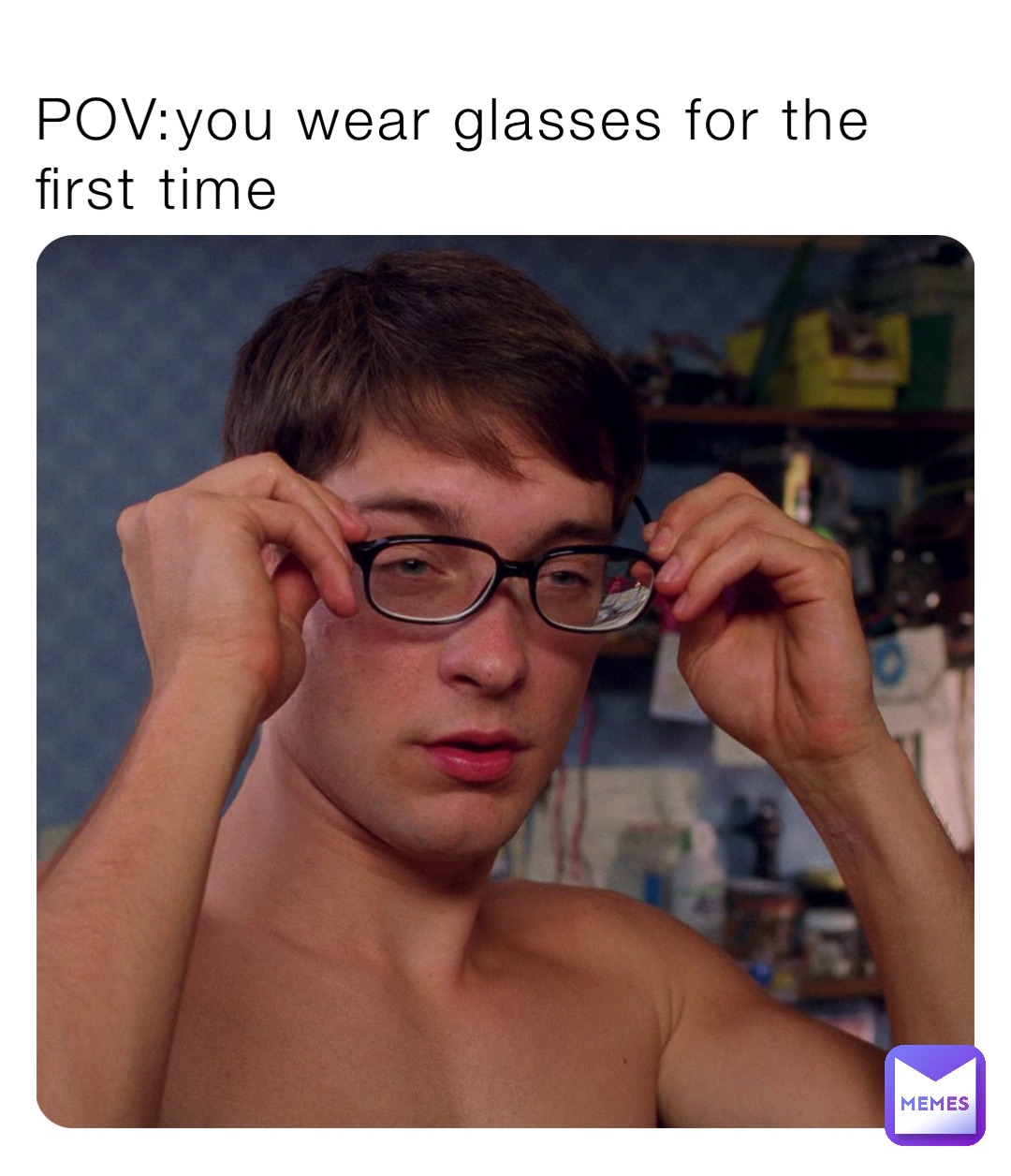 POV:you wear glasses for the first time
