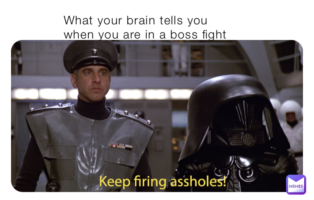 What your brain tells you when you are in a boss fight