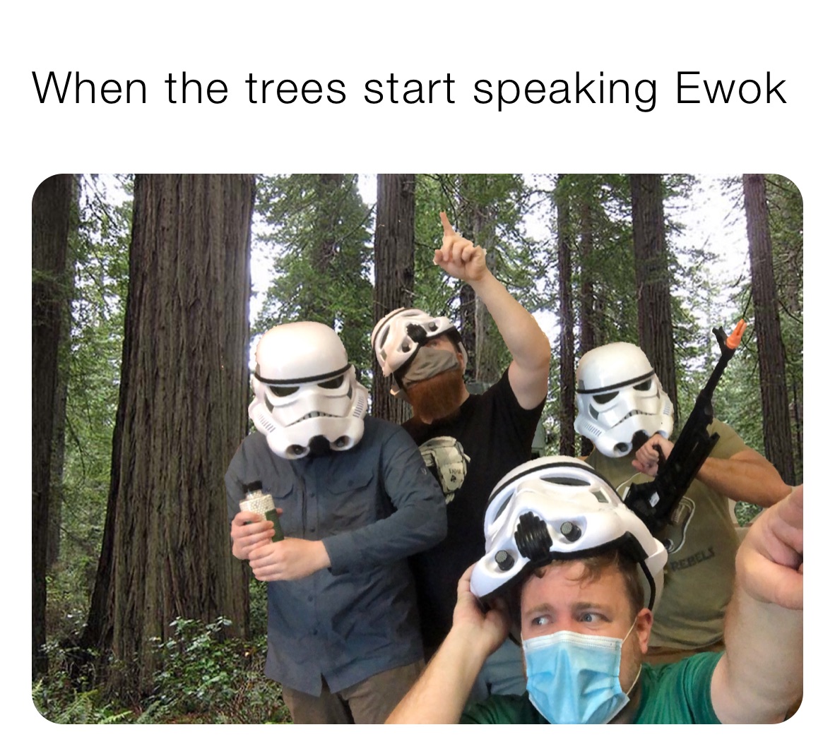 When the trees start speaking Ewok