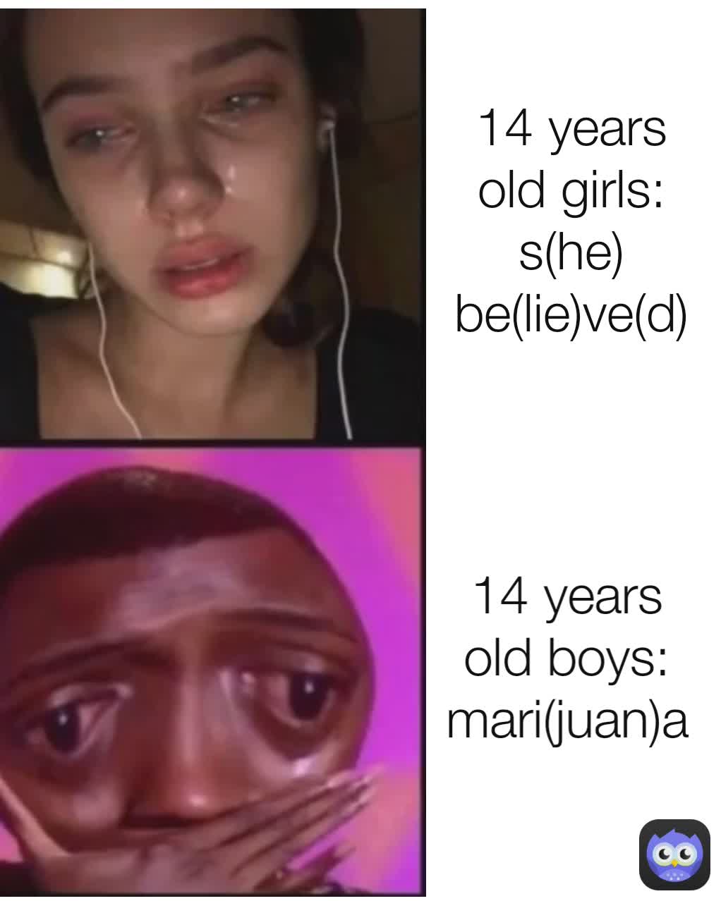14 Years Old Boys Mari juan a 14 Years Old Girls S he Be lie ve d 