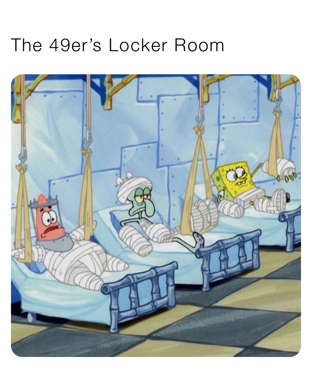 The 49er’s Locker Room