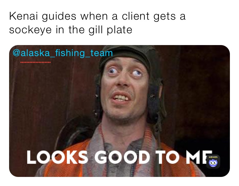 Kenai guides when a client gets a sockeye in the gill plate