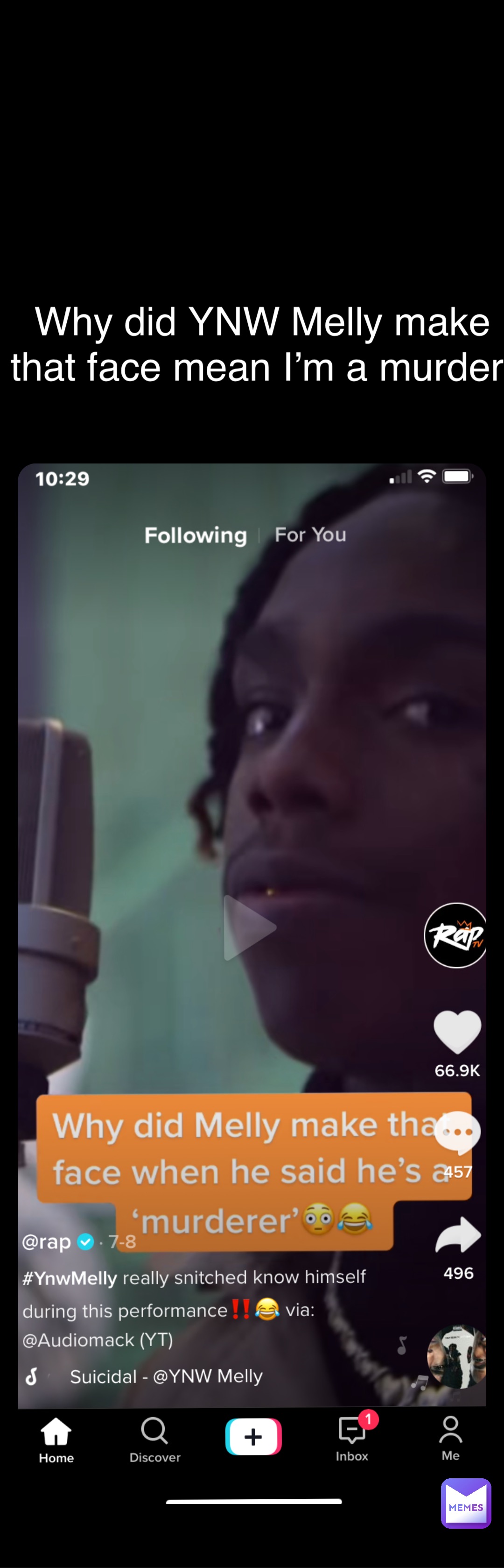 Double tap to edit Why did YNW Melly make that face mean I’m a murder