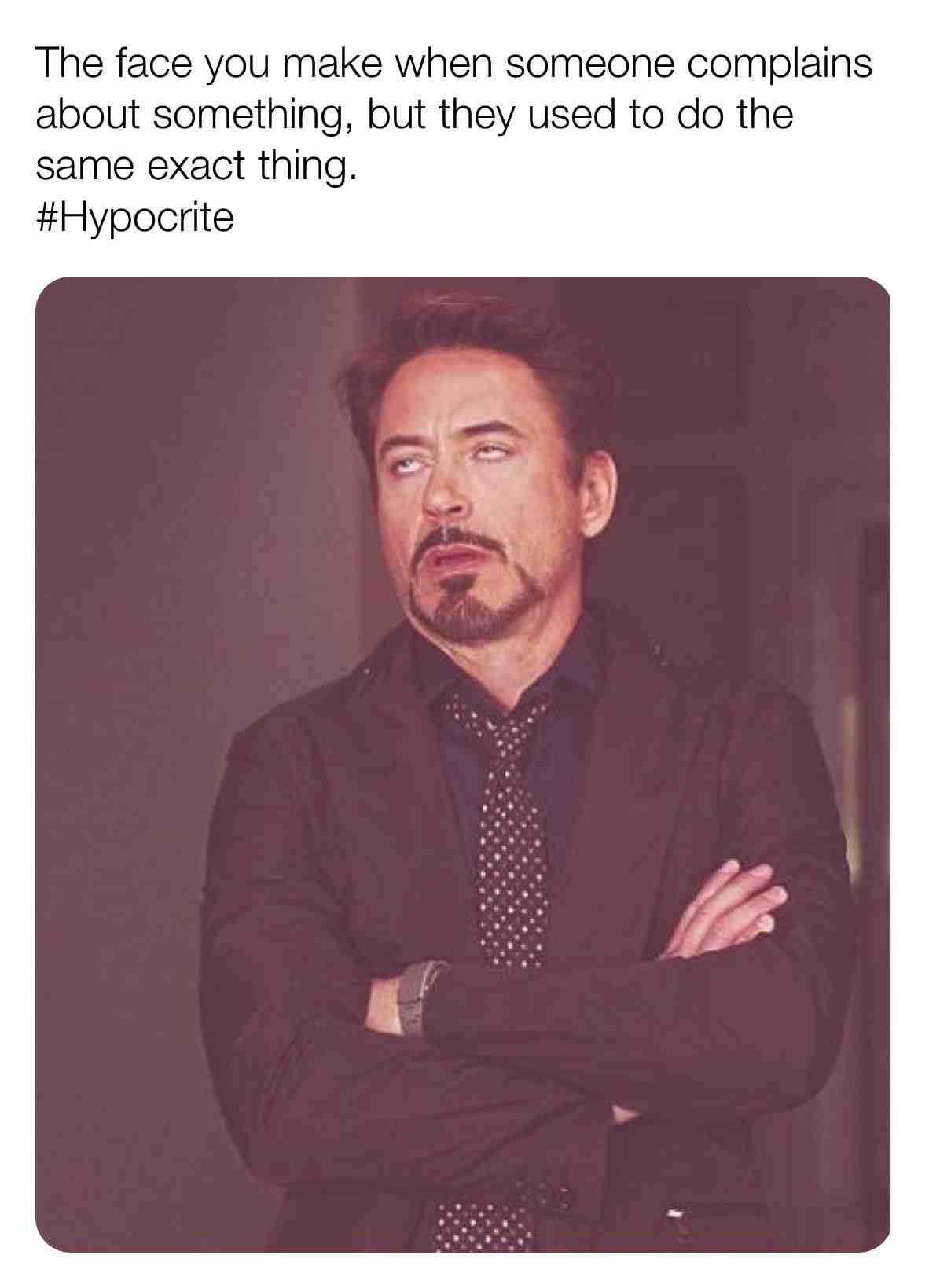 #Hypocrite