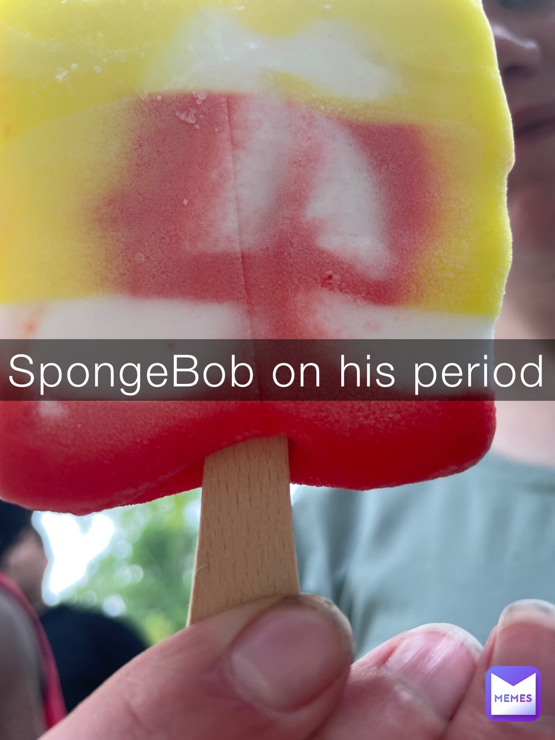 SpongeBob on his period