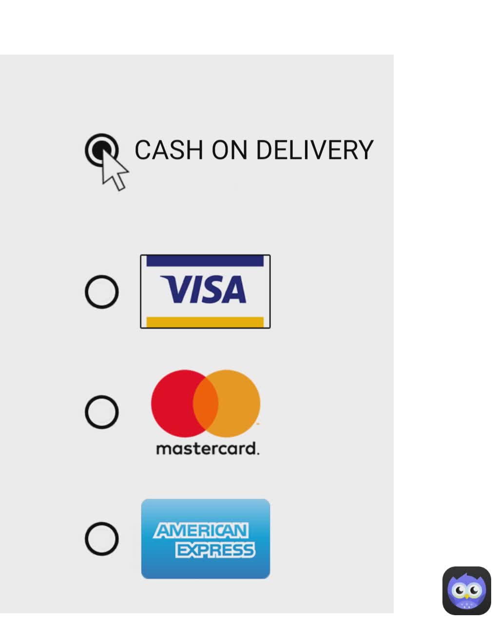 CASH ON DELIVERY