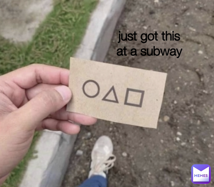 just got this at a subway