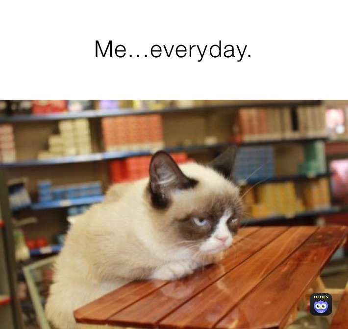 Me...everyday.