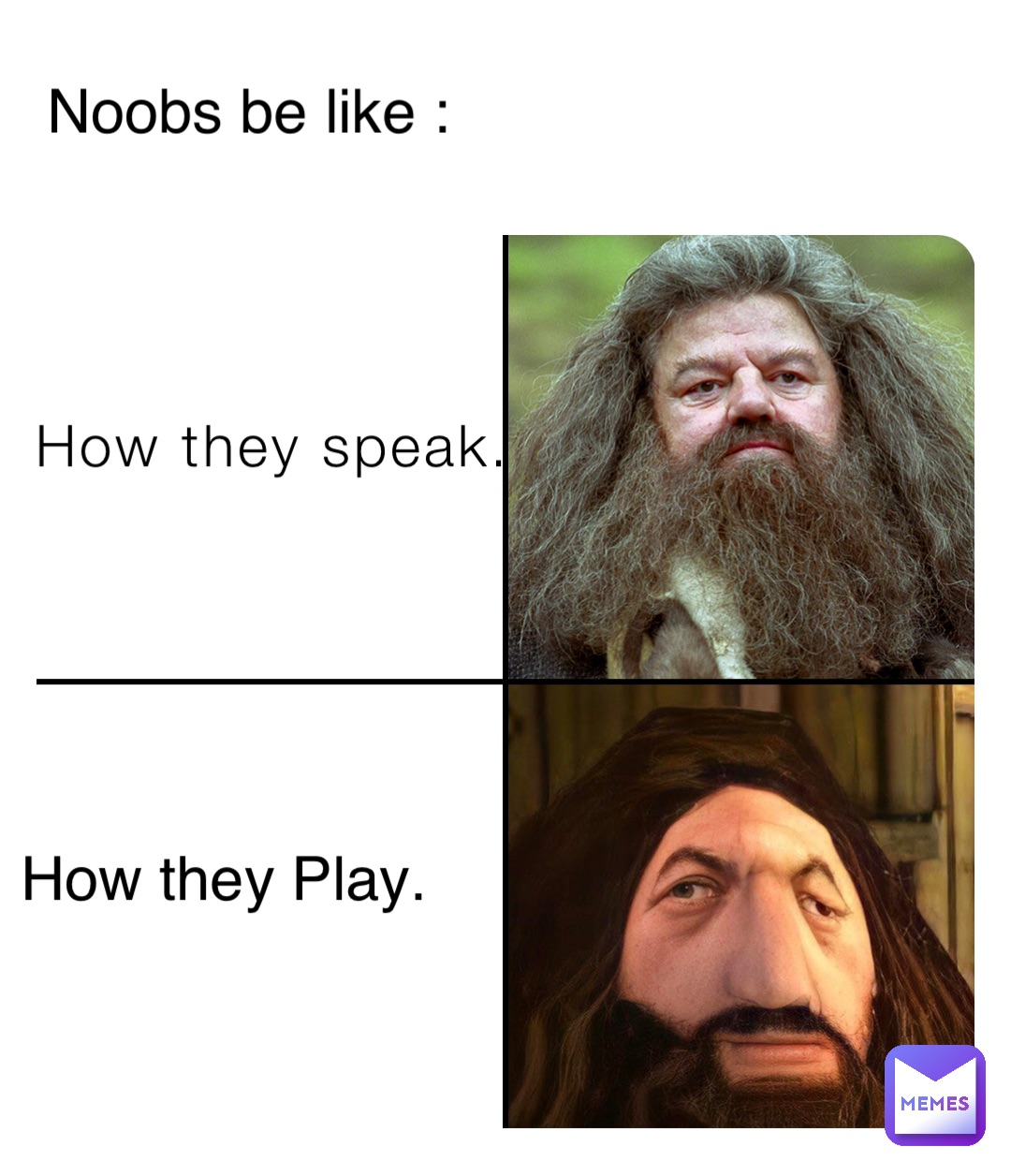 How they speak. How they Play. Noobs be like :