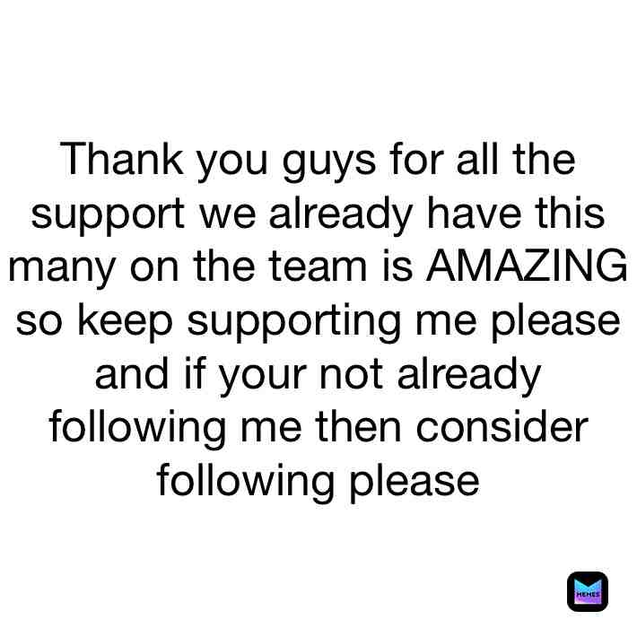 I’m also donating followers so if you need some just go follow me and I’ll support you!