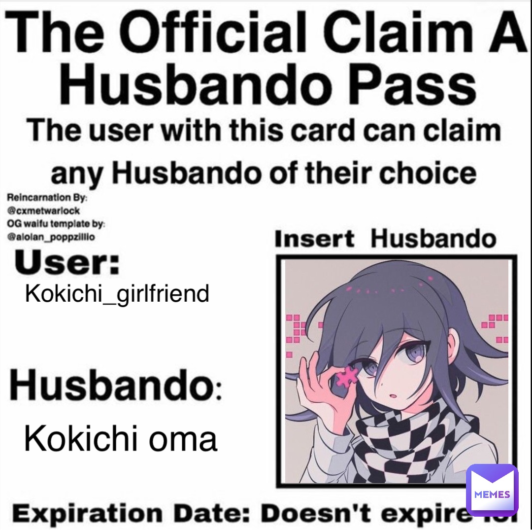 Kokichi_girlfriend Kokichi oma