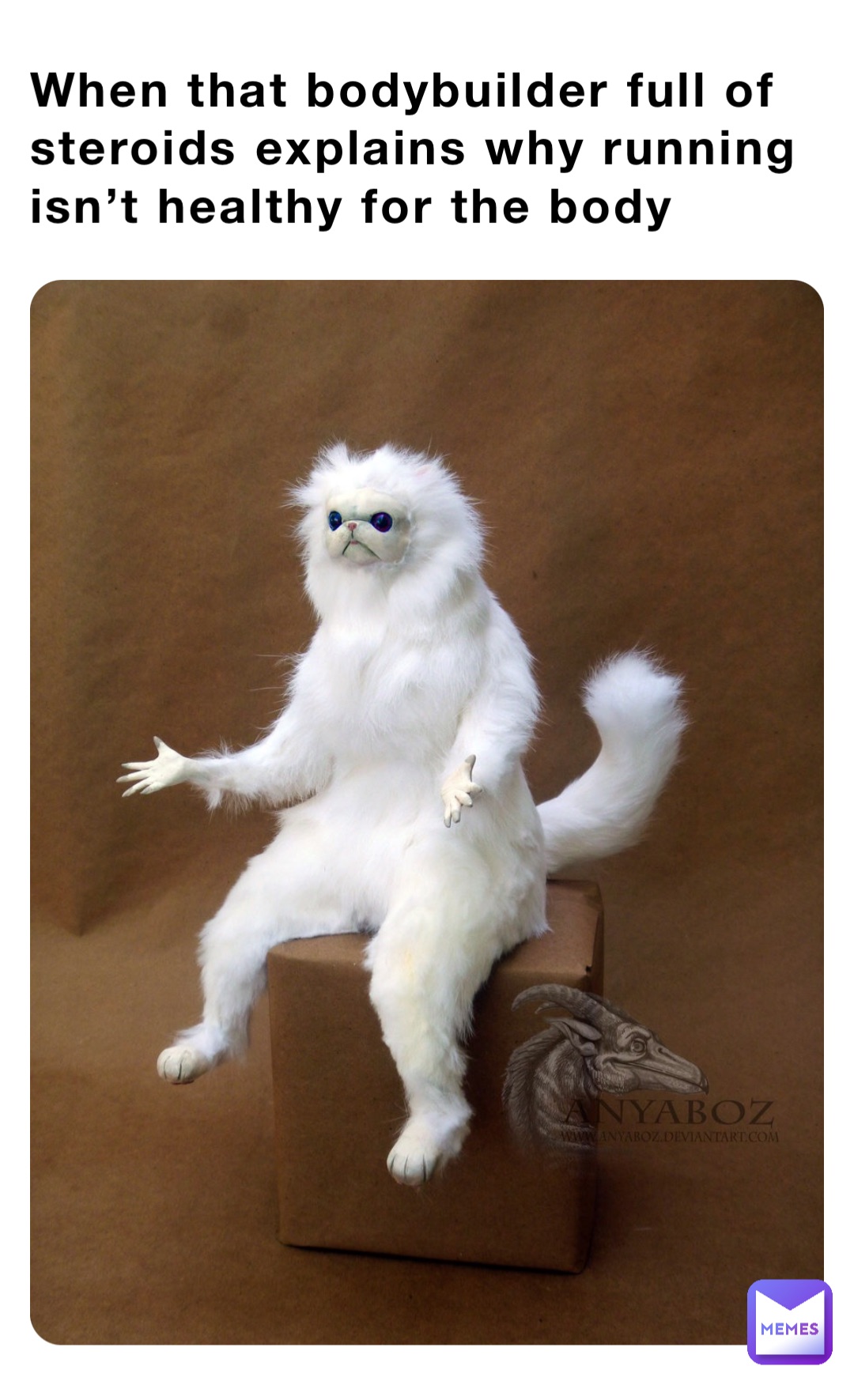 When that bodybuilder full of steroids explains why running isn’t healthy for the body