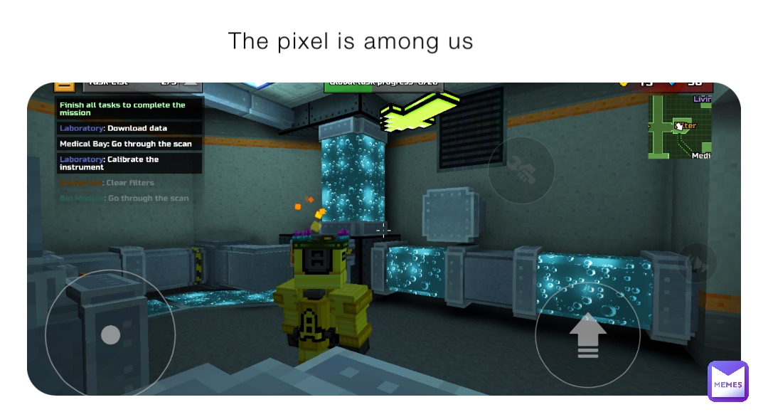 The pixel is among us