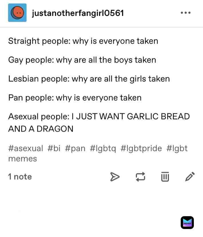 Go follow me on tumblr #asexual #lgbt #pridemonth