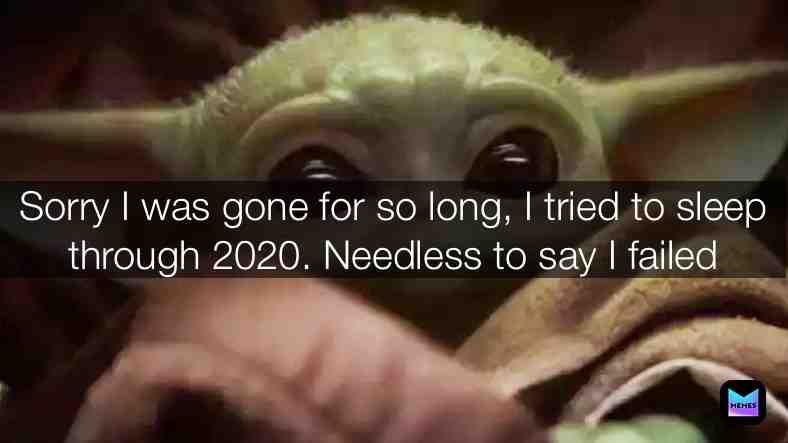 Just woke up from my nap I did. Must wear a mask, I do.  #2020  #babyyoda  #lol  #dentist  #imatthedentist:(