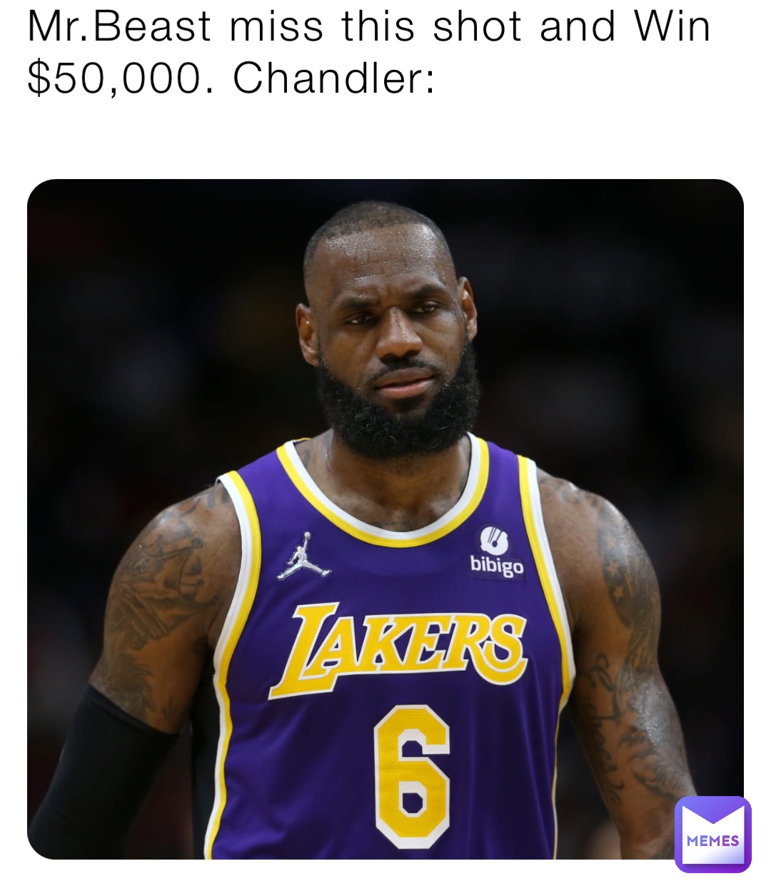 Mr.Beast miss this shot and Win $50,000. Chandler: