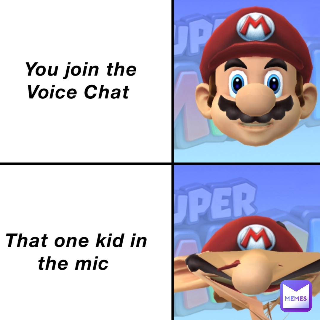 You join the Voice Chat That one kid in the mic
