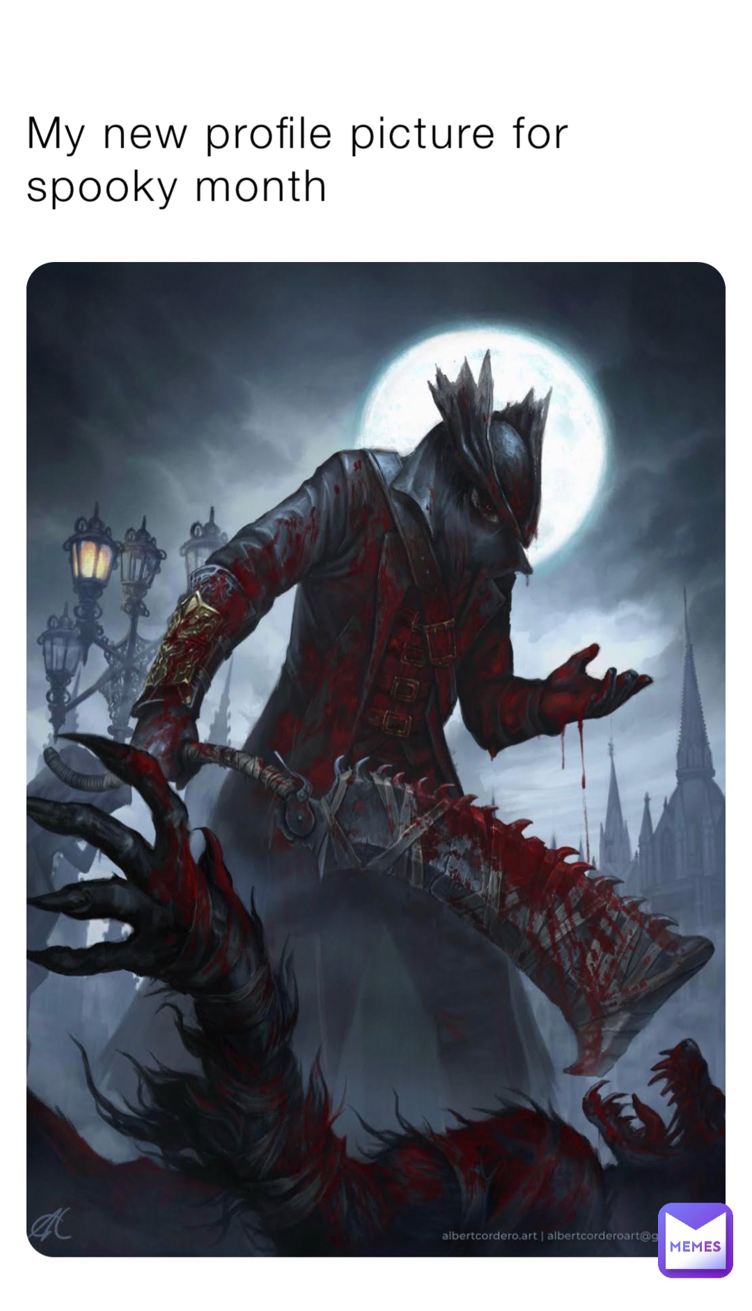 My new profile picture for spooky month