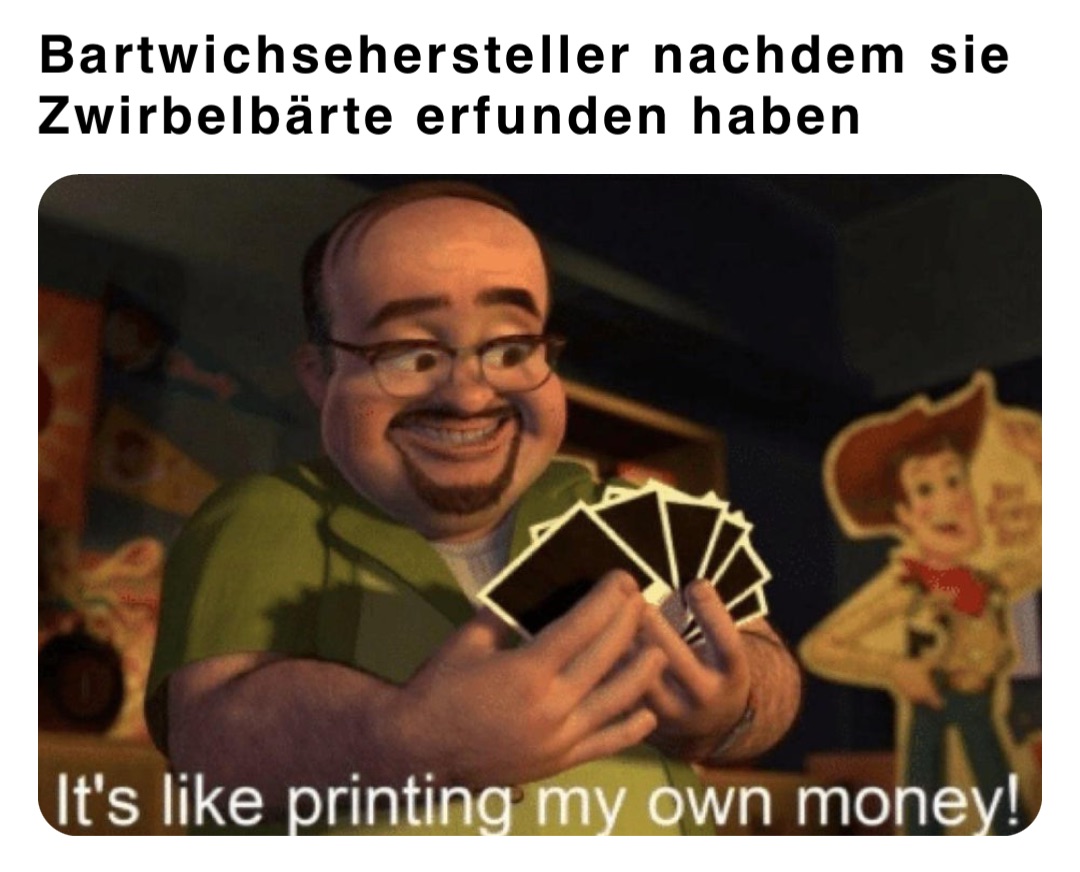 Bartwichsehersteller nachdem sie Zwirbelbärte erfunden haben