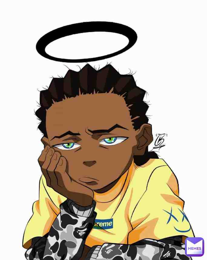 I'm gone for five days and there's already trouble dats tuff #liltrell1017 #rileyfreeman #boondocks #boondocksmeme #memes