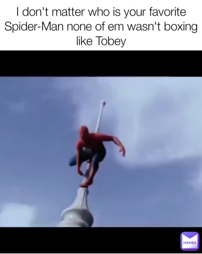 Tobey is the Goat 🔥🔥🔥🤟🏾🤟🏾🤟🏾 #liltrell1017 #spiderman #spidermanmemes #memes #spidermannowayhome