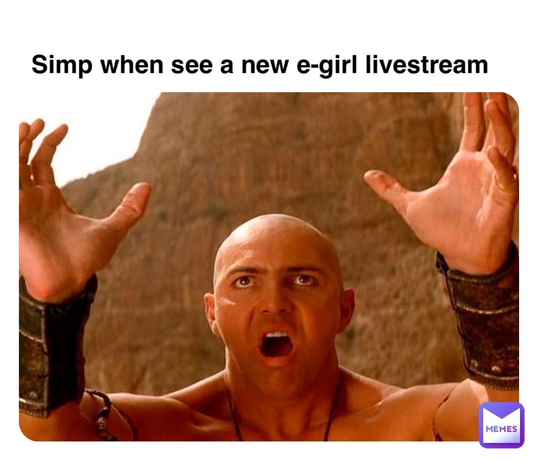 Double tap to edit Simp when see a new e-girl livestream