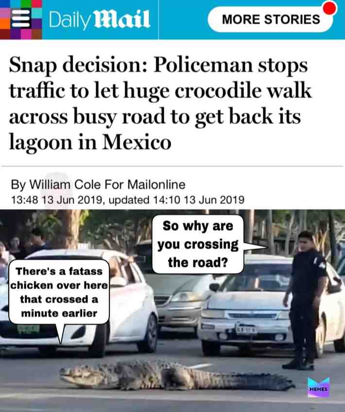 Why did the... wait.