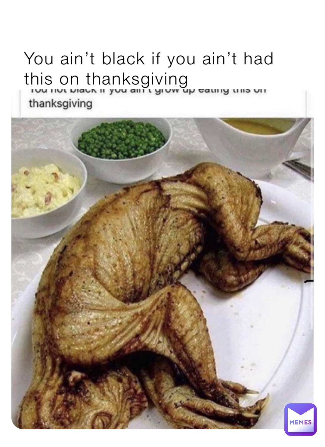 You ain’t black if you ain’t had this on thanksgiving
