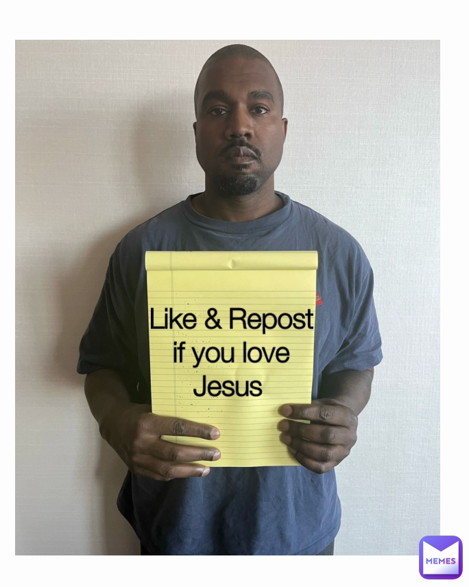 Like & Repost if you love Jesus 