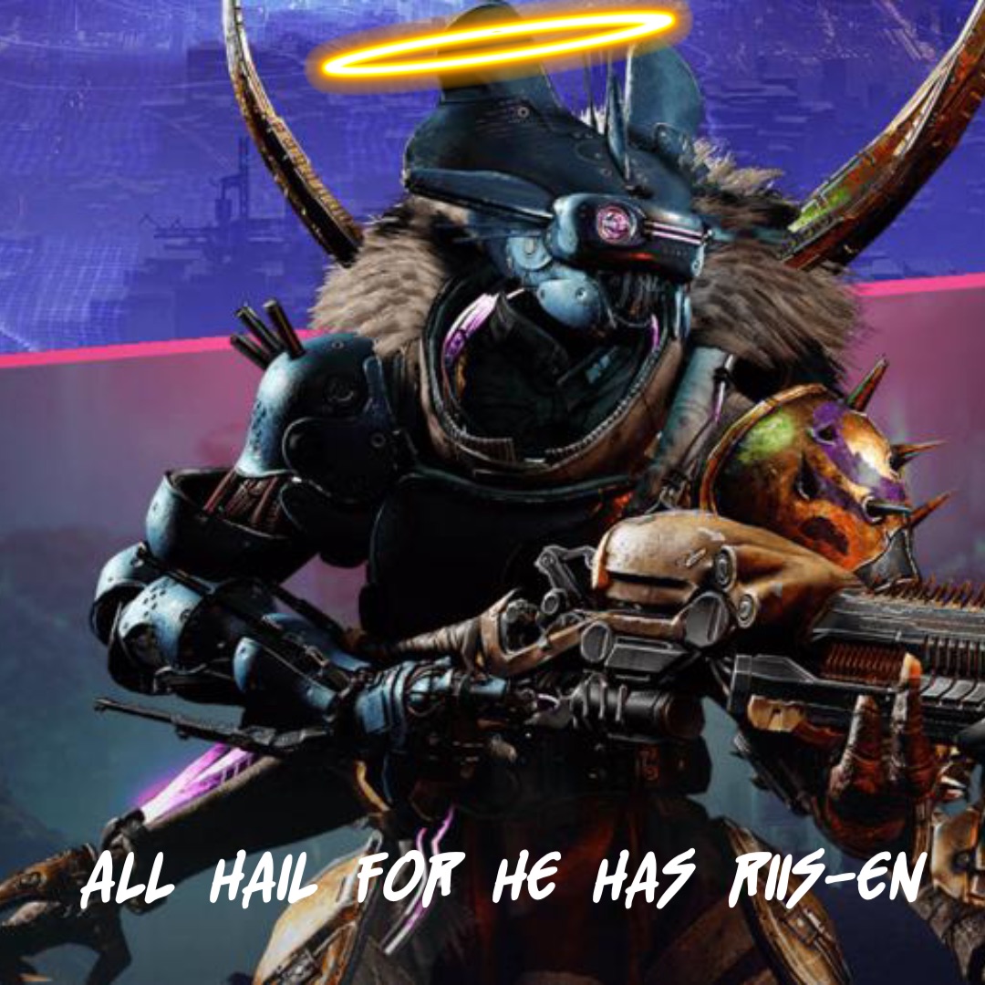 ALL HAIL FOR HE HAS RIIS-en