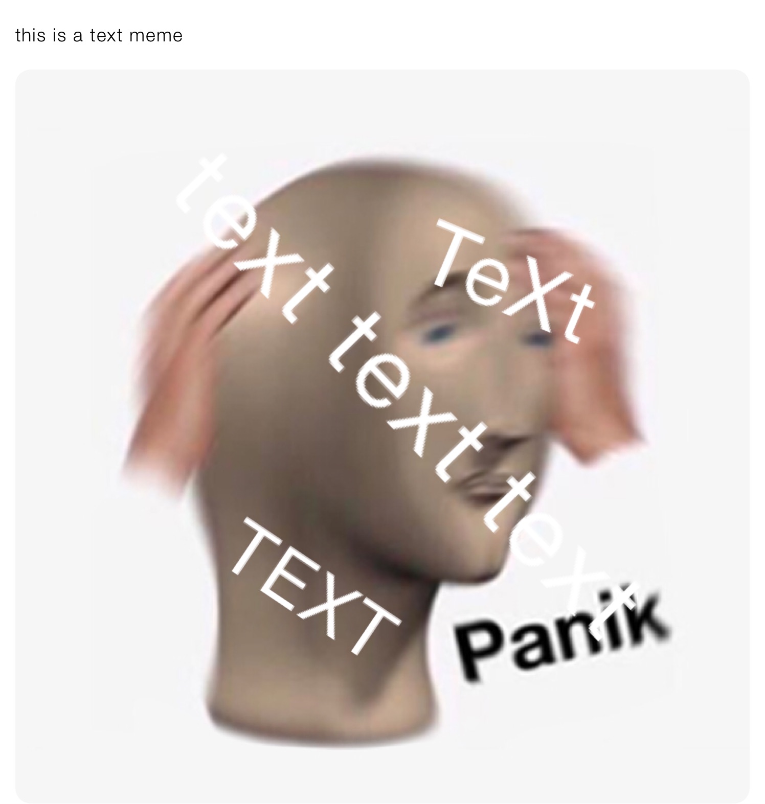 this is a text meme