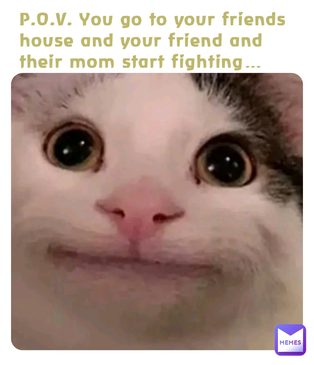 P.O.V. You go to your friends house and your friend and their mom start fighting…