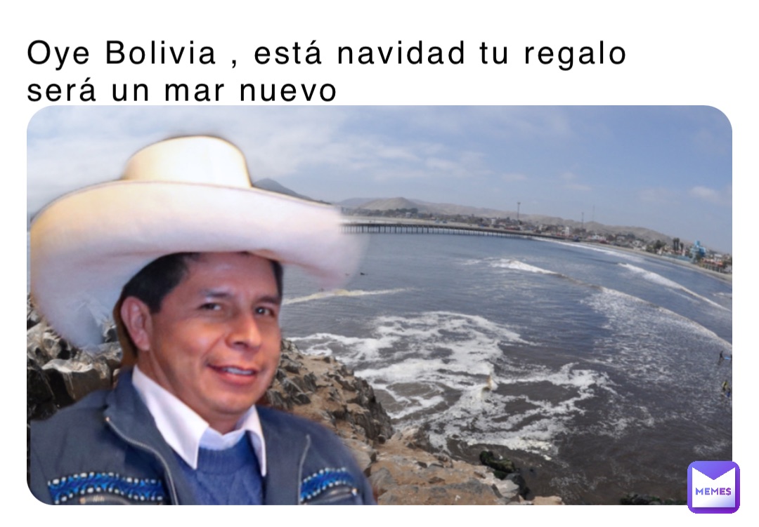 Oye Bolivia , está navidad tu regalo será un mar nuevo