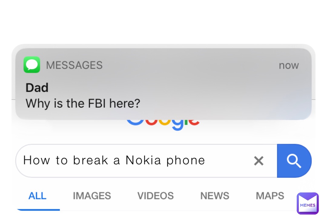 How to break a Nokia phone