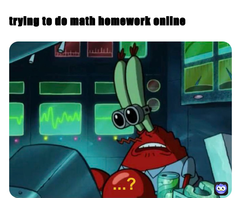 trying to do math homework online