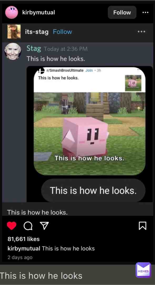 This is how he looks