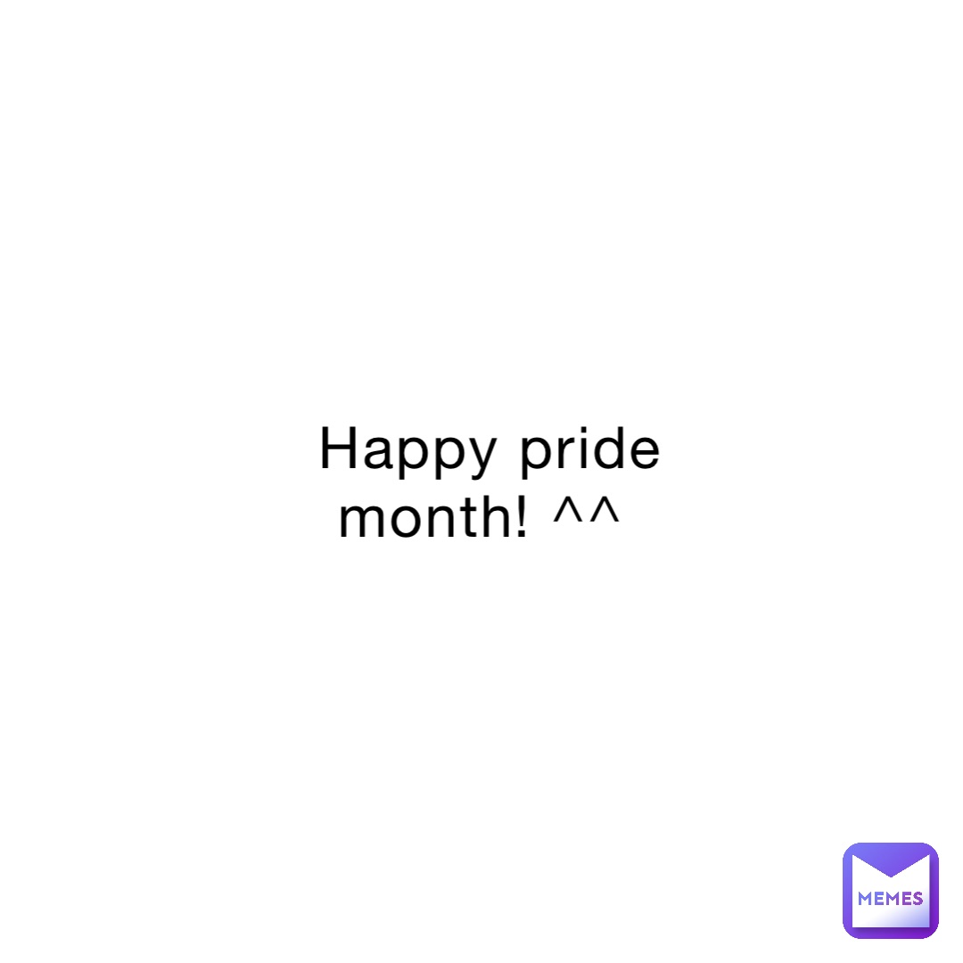 Happy pride month! ^^