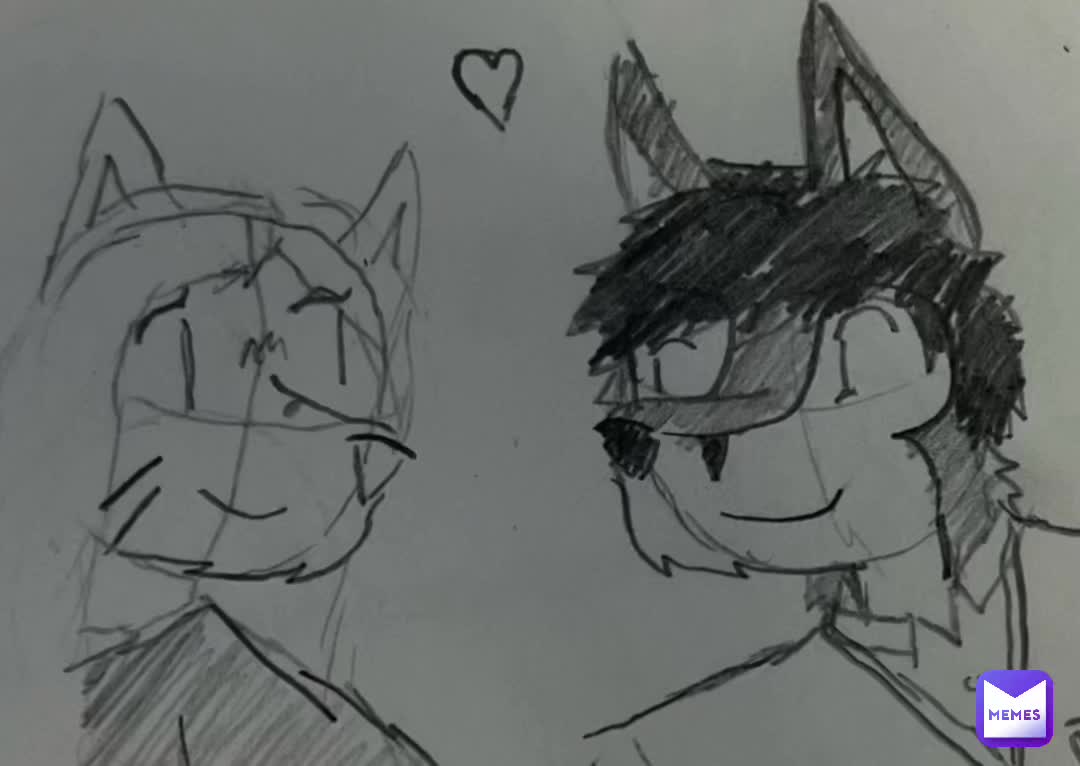 A sketch of me and my girlfriend’s ‘sonas (“Married Life” is the song). I truly believe that I have found love and happiness, as well as inner peace, after saying yes. God, I love her!