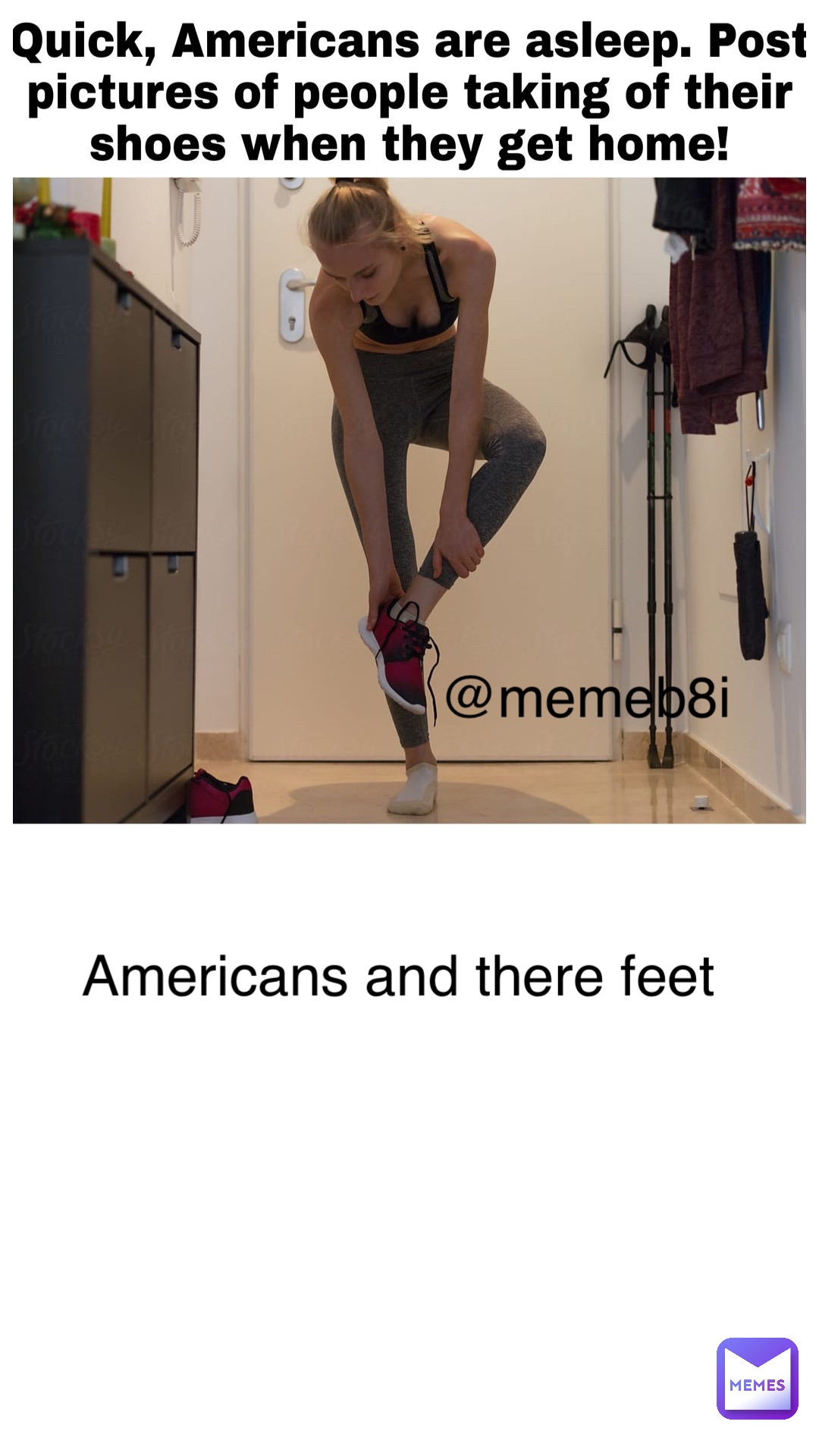 Americans and there feet