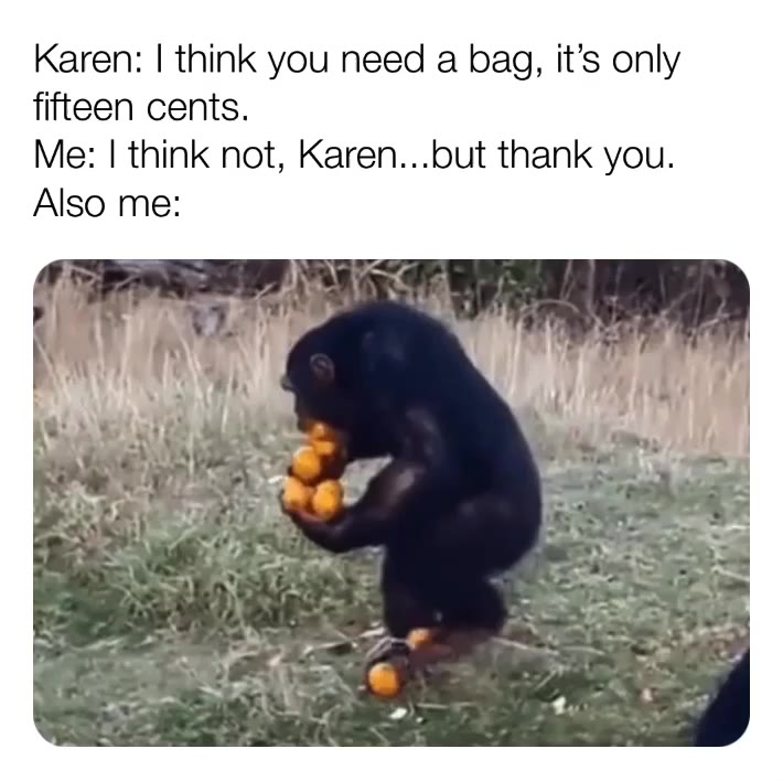 I have enough under my sink!!
.
.
.
#memes #shopping #bags #checkout