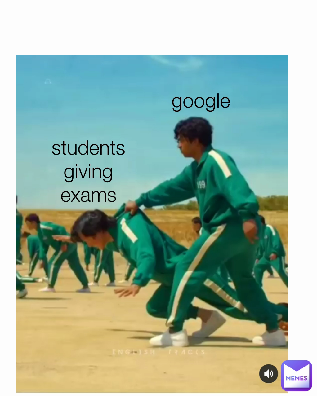 google Type Text students giving exams