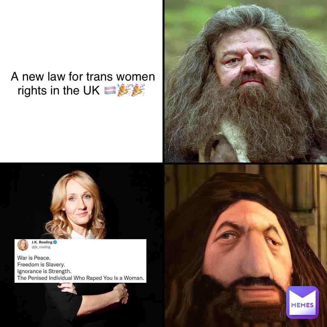 Fuck of Jk Rowling
Fuck terf !!! #transmemes #nonbinary #trans #\ud83c\udff3\ufe0f\u200d\u26a7\ufe0f #memes #terf #jkrowling #transwomen #transrights #fuckterf #harrypotter #harrypottermemes