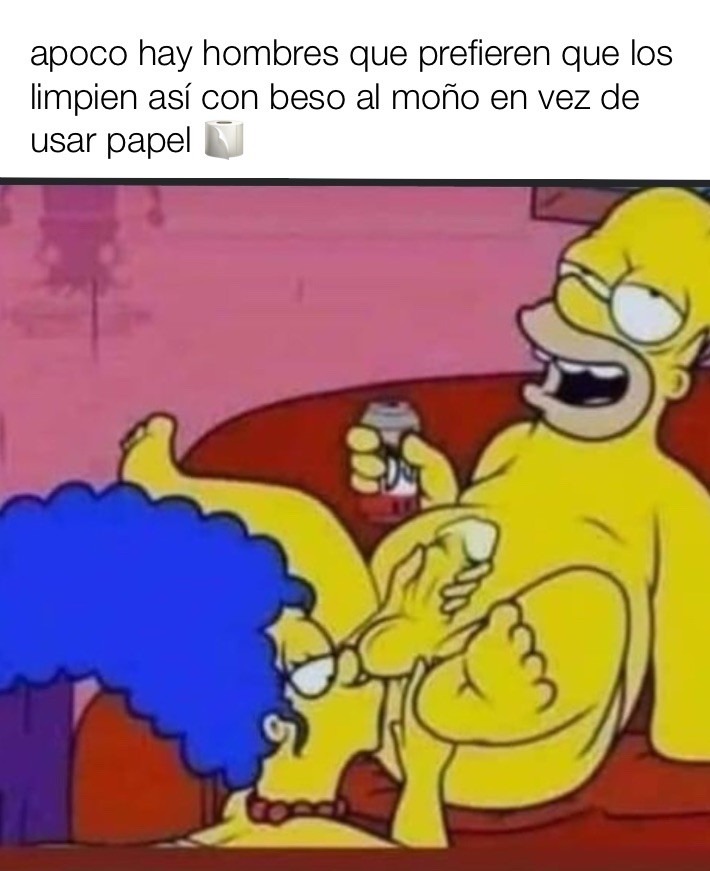 apoco hay hombres que prefieren que los limpien así con beso al moño en vez de usar papel 🧻 