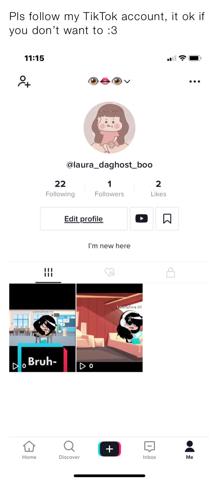 Pls follow my TikTok account, it ok if you don’t want to :3