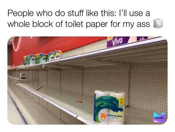 #meme #memes #memesquad #memester #caption #toiletpaper #bruh people who do shit like like are literal retards๐๐โ ๏ธ๐โ ๏ธโ๐ฅ๐๐งป๐คก๐ท๐ฆ