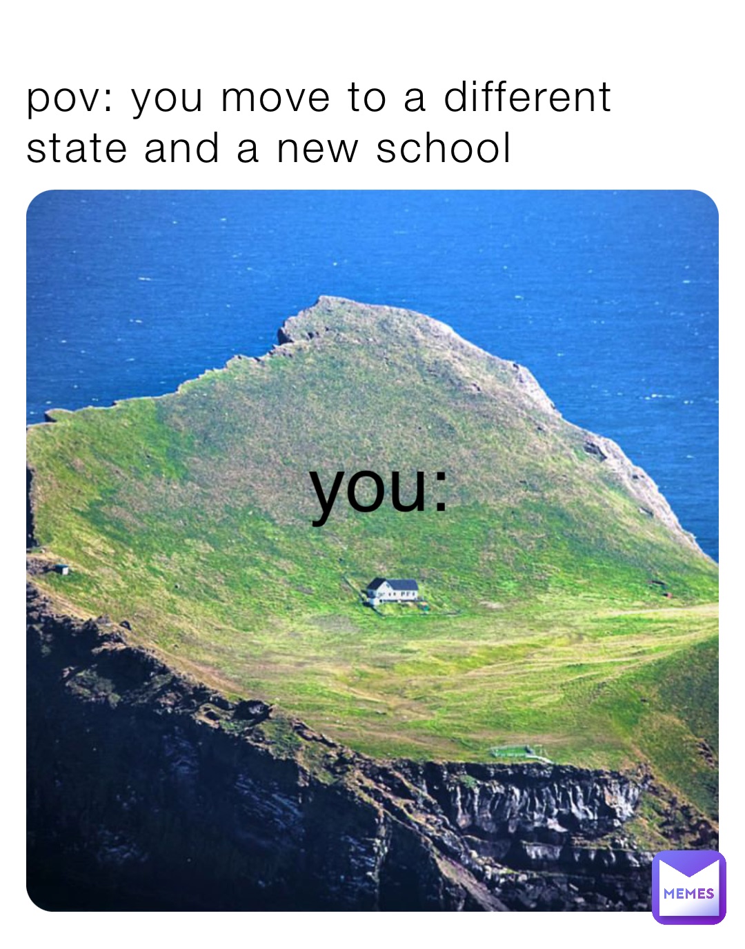 pov: you move to a different state and a new school you: