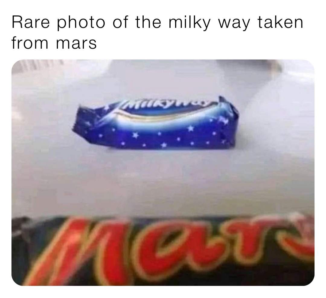 Rare photo of the milky way taken from mars