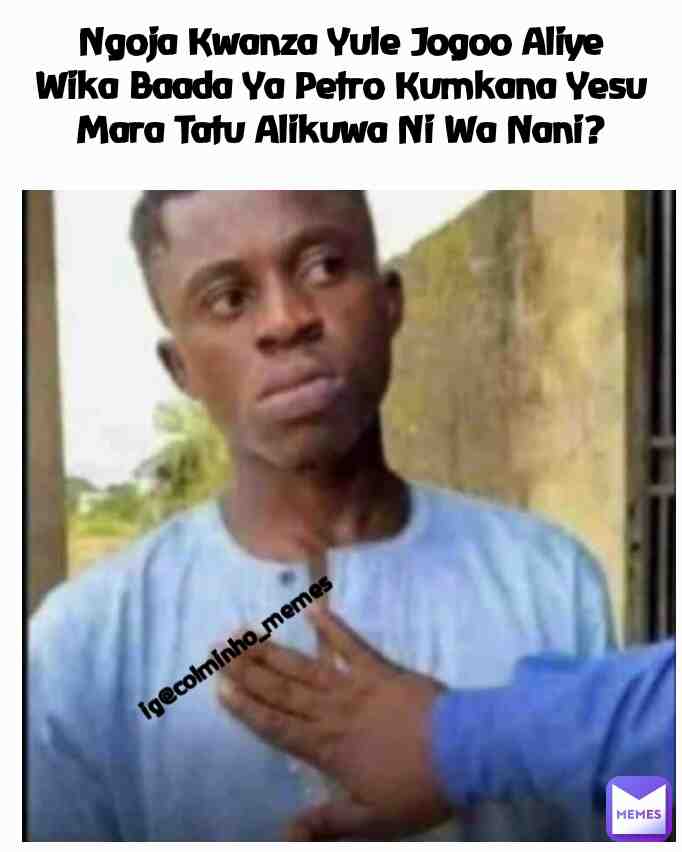 Meme shared by @Colminho