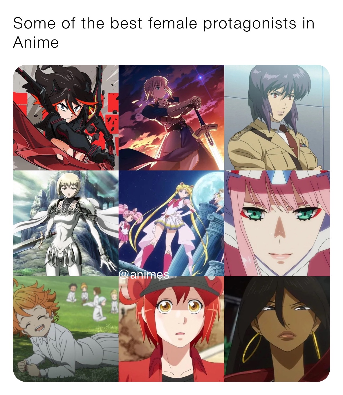 Some of the best female protagonists in Anime