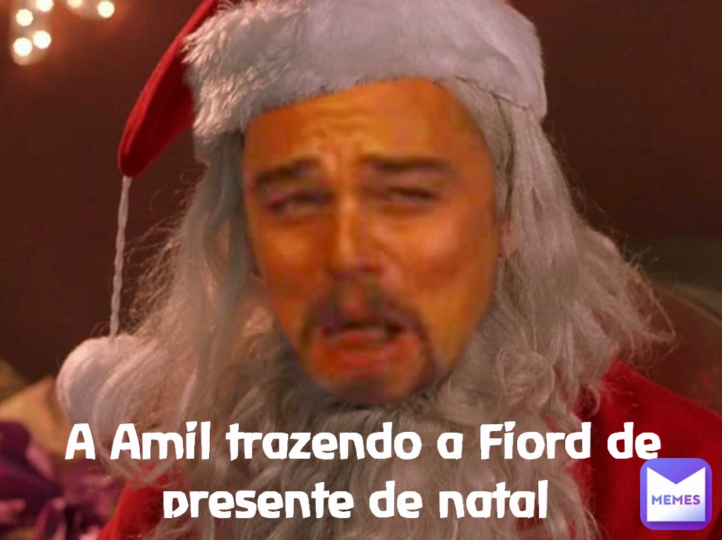 A Amil trazendo a Fiord de presente de natal 